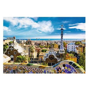 Trefl (26147) - "Park Güell, Barcelona" - 1500 brikker puslespil