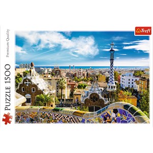 Trefl (26147) - "Park Güell, Barcelona" - 1500 brikker puslespil