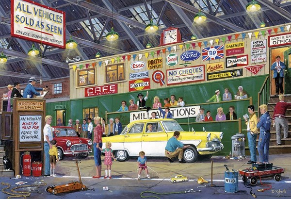 Gibsons (G2713) - "Going Once Going Twice" - 250 brikker puslespil