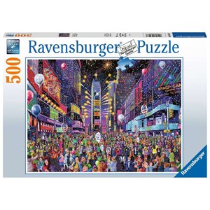 Ravensburger (16423) - "New Years in Times Square" - 500 brikker puslespil