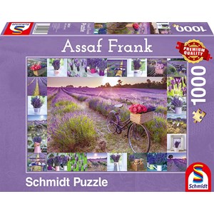 Schmidt Spiele (59634) - Assaf Frank: "The Scent of Lavender" - 1000 brikker puslespil