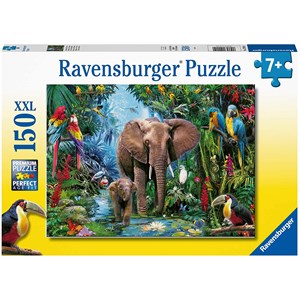 Ravensburger (12901) - "Safari Animals" - 150 brikker puslespil