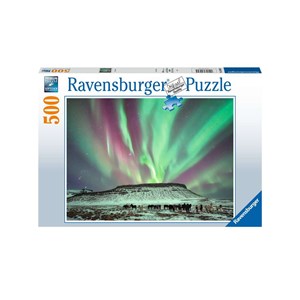 Ravensburger (89489) - "Aurore Boreale" - 500 brikker puslespil