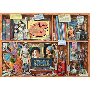Ravensburger (14997) - Geoffrey Tristram: "The Artist Cabinet" - 1000 brikker puslespil