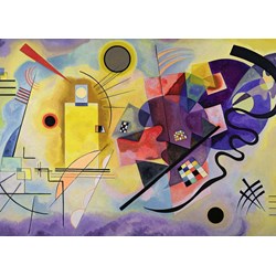 Ravensburger (14848) - Vassily Kandinsky: "Gul, rød, blå" - 1000 brikker puslespil