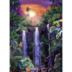 Ravensburger (14840) - "Magical Waterfall" - 500 brikker puslespil