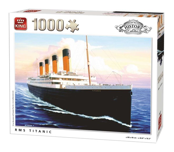 King International (05621) - "RMS Titanic" - 1000 brikker puslespil