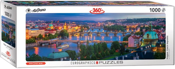 Eurographics (6010-5372) - "Prague Czech Republic" - 1000 brikker puslespil