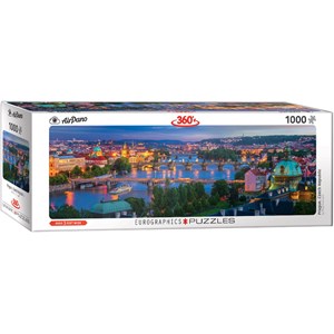 Eurographics (6010-5372) - "Prague Czech Republic" - 1000 brikker puslespil