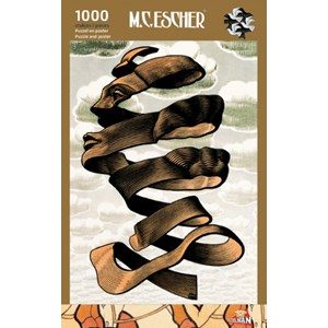 PuzzelMan (855) - M. C. Escher: "Omhulsel" - 1000 brikker puslespil