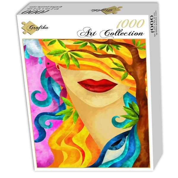 Grafika (01571) - "The Hidden Woman" - 1000 brikker puslespil