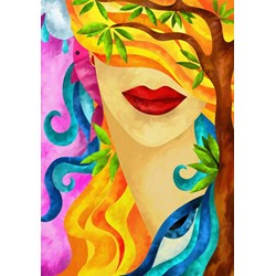 Grafika (01571) - "The Hidden Woman" - 1000 brikker puslespil