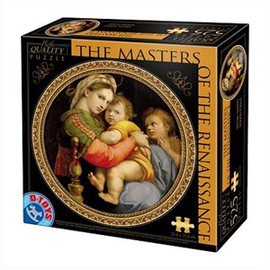 D-Toys (69771) - Raphael: "Madonna della Seggiola" - 525 brikker puslespil