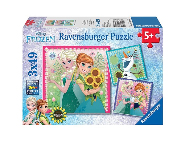 Ravensburger (09356) - "Frozen Fever" - 49 brikker puslespil