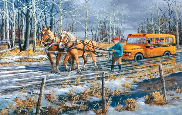 SunsOut (39333) - Ken Zylla: "Spring Break Up" - 550 brikker puslespil