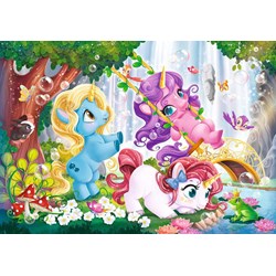 Ravensburger (05028) - "Magical Unicorn World" - 12 brikker puslespil