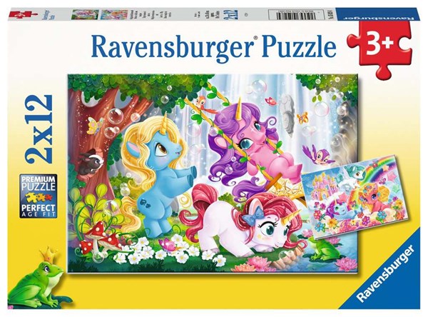 Ravensburger (05028) - "Magical Unicorn World" - 12 brikker puslespil
