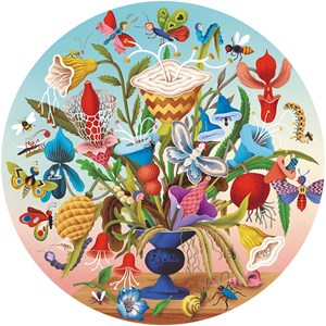 eeBoo (EPZFCZB) - "Vild buket" - 500 brikker puslespil