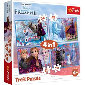 Trefl (34323) - "Frost 2, Ud i ukendt land" - 35 48 54 70 brikker puslespil