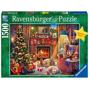 Ravensburger (16558) - "At Christmas" - 1500 brikker puslespil