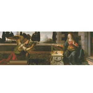 Impronte Edizioni (073) - Leonardo Da Vinci: "Annunciation" - 1000 brikker puslespil
