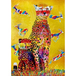 Bluebird Puzzle (70301) - Graeme Stevenson: "African Watch" - 1000 brikker puslespil