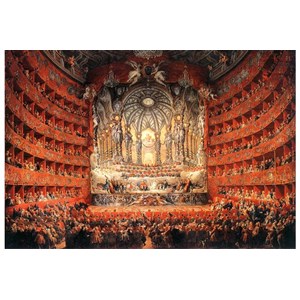 Impronte Edizioni (252) - Giovanni Paolo Panini: "Musical feast given by the cardinal de La Rochefoucauld" - 1000 brikker puslespil