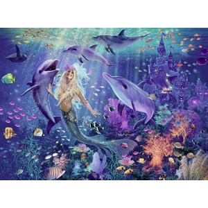 Ravensburger (14993) - "Enchanting Mermaid" - 500 brikker puslespil