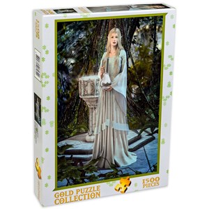 Gold Puzzle (61642) - "Queen of Elves" - 1500 brikker puslespil