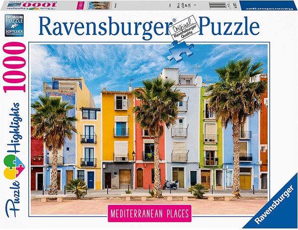 Ravensburger (14977) - "Alicante, Villajoyosa" - 1000 brikker puslespil