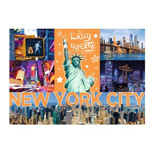 Trefl (10579) - "New-York Neon City" - 1000 brikker puslespil