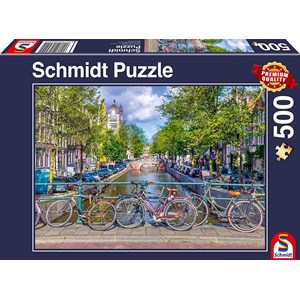 Schmidt Spiele (58942) - "Amsterdam" - 500 brikker puslespil