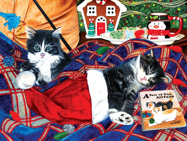 SunsOut (67251) - Julie Bauknecht: "A Tale of Two Kittens" - 500 brikker puslespil