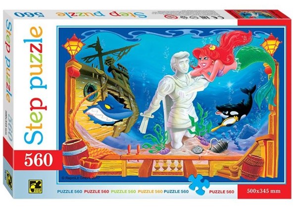 Step Puzzle (78100) - "The Little Mermaid" - 560 brikker puslespil