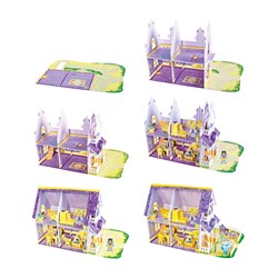 Melissa and Doug (9461) - "Pretty Purple Dollhouse" - 100 brikker puslespil