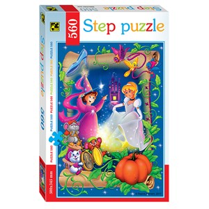 Step Puzzle (78099) - "Cinderella" - 560 brikker puslespil