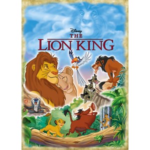 Jumbo (18823) - "The Lion King Movie Poster" - 1000 brikker puslespil