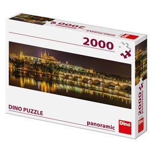 Dino (56202) - "Charles Bridge in Prague, Czech Republic" - 2000 brikker puslespil
