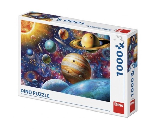 Dino (53275) - "Planets" - 1000 brikker puslespil