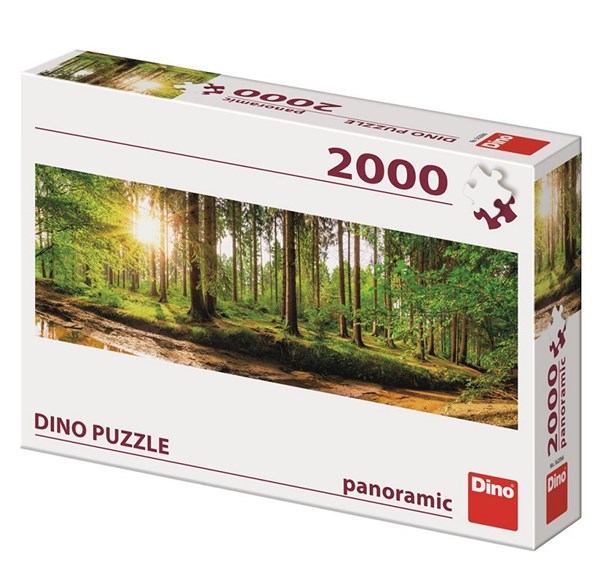 Dino (56206) - "Dawn in the Forest" - 2000 brikker puslespil