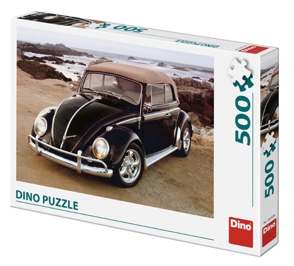 Dino (50242) - "VW Beetle on Beach" - 500 brikker puslespil