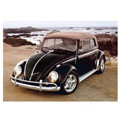 Dino (50242) - "VW Beetle on Beach" - 500 brikker puslespil