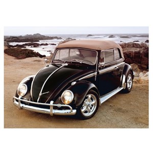 Dino (50242) - "VW Beetle on Beach" - 500 brikker puslespil