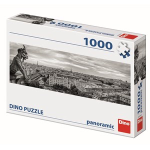 Dino (54541) - "Paris, France" - 1000 brikker puslespil