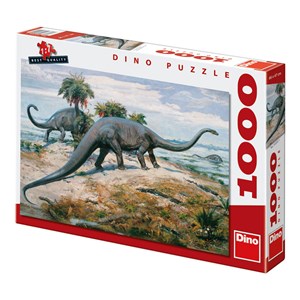 Dino (53202) - "Dinosaurs" - 1000 brikker puslespil