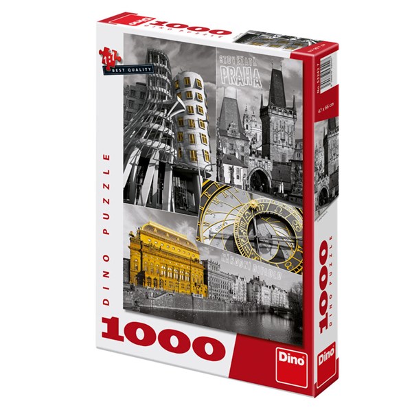 Dino (53242) - "Prague, Czech Republic" - 1000 brikker puslespil