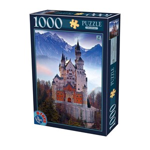 D-Toys (75963) - "Neuschwanstein" - 1000 brikker puslespil