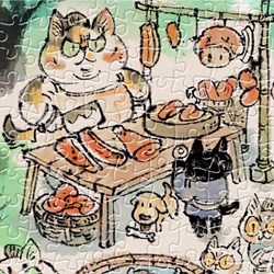 Pintoo (h2113) - Pao Mian: "Market" - 1800 brikker puslespil