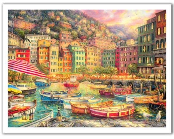 Pintoo (h2057) - Chuck Pinson: "Vibrance of Italy" - 1200 brikker puslespil