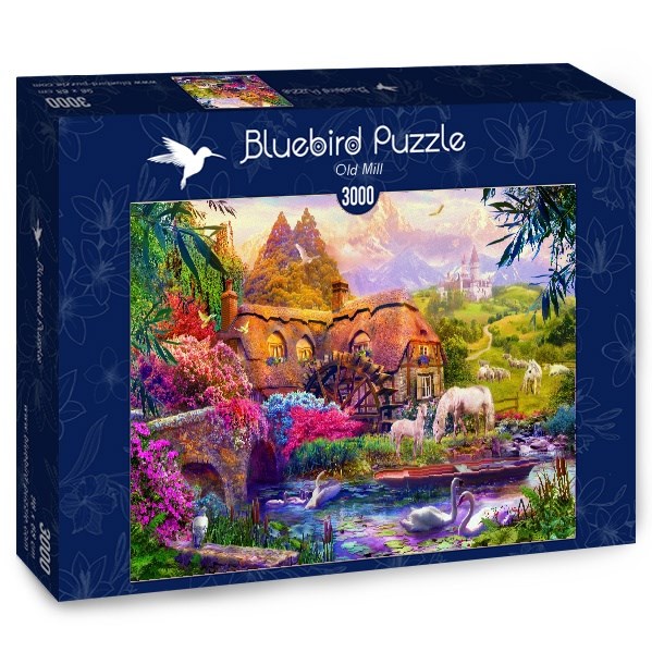 Bluebird Puzzle (70146) - Jan Patrik Krasny: "Old Mill" - 3000 brikker puslespil